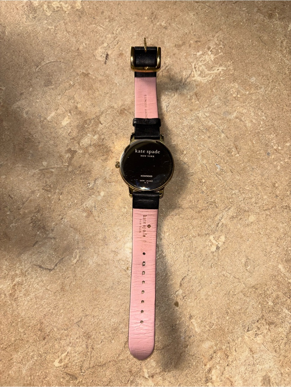 kate spade Black & Gold frenchie dog watch - Picture 4 of 4